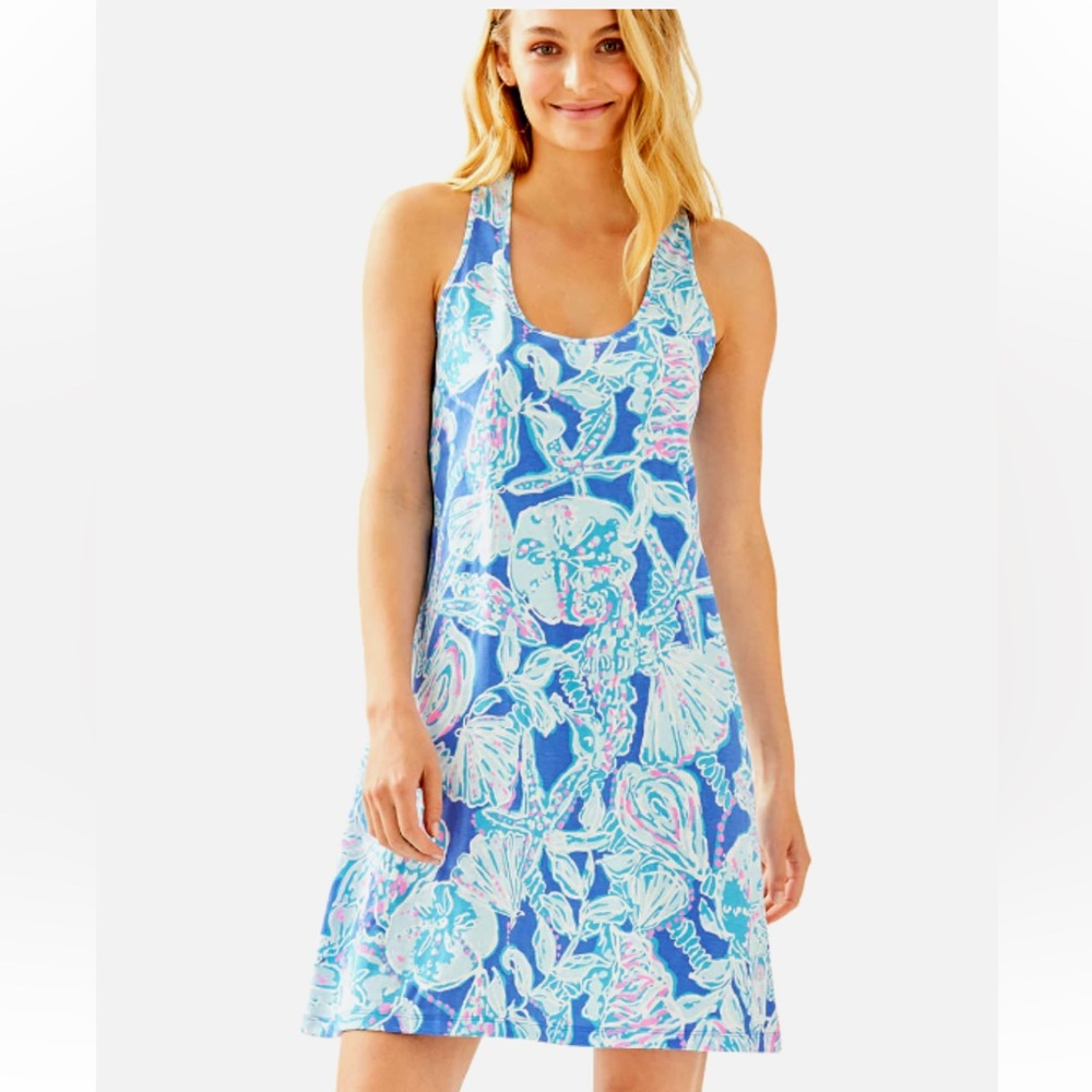 Lilly Pulitzer Melle Dress Blue Haven Pop into the Deep